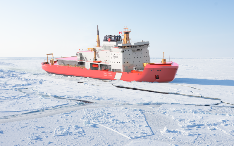 Seaspan completes ‘prototype block’ for new icebreaker