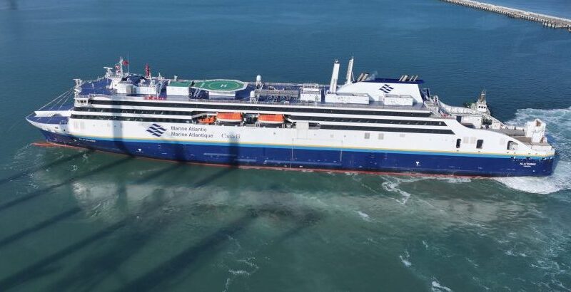 Marine Atlantic takes delivery of E-Flexer ro-pax ferry