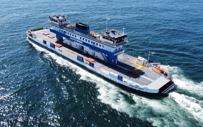 Texas christens hybrid ferry for Galveston Island service