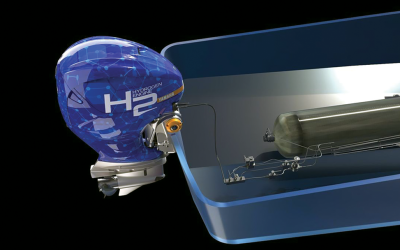 Yamaha develops hydrogen outboard motor