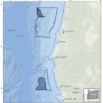The two Wind Energy Areas encompass a combined 195,012 acres of water off the coast of Oregon.