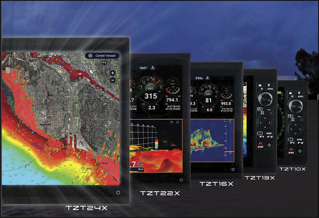The NavNet TZtouchXL multi-function display series incorporates state-of-the-art radar, electronic chart, and sonar capabilities into wheelhouse workstations.