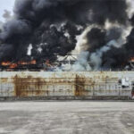 Cuyahoga was undergoing maintenance in preparation for the upcoming shipping season when the fire started.