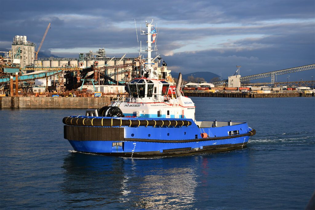 Ocean Group shifts to sustainable fuel for B.C. port towing