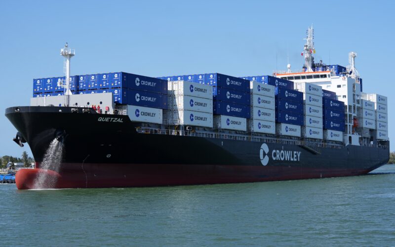 Crowley’s first Avance-class boxship enters service