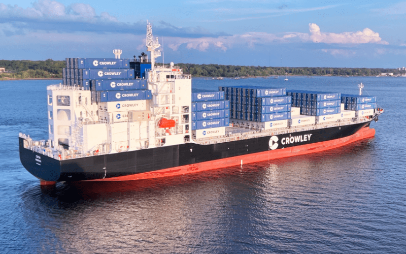Crowley’s second Avance-class boxship enters service