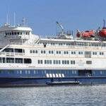 cean Navigator docked in Portland, Maine, on Oct. 19, 2023, after a fire caused extensive burns on one crewmember and catastrophic engine damage.