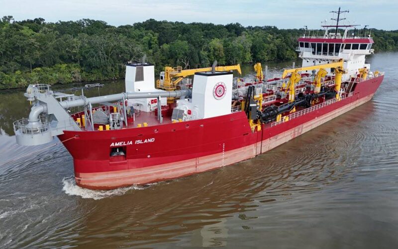 Great Lakes takes delivery of new hopper dredge