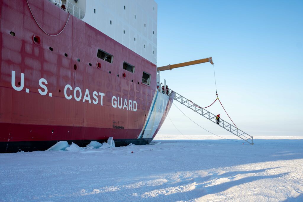 Healy monitors foreign research vessels on Arctic voyage