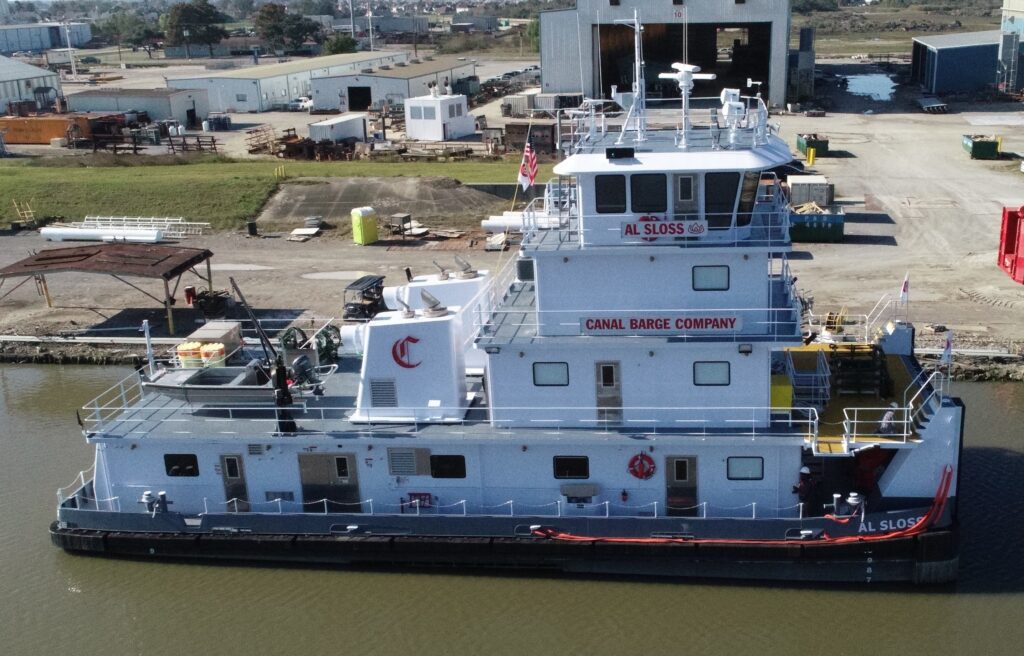 C&C Marine delivers first of four towboats to Canal Barge Company