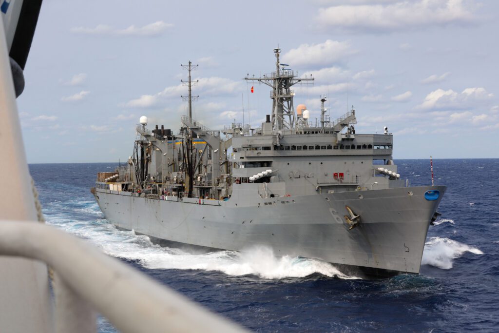 Destroyer CO removed from command after collision with oiler