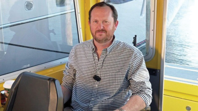 Capt. Phillip Brady graduated from the U.S. Merchant Marine Academy in 2001.