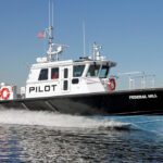 Federal Hill, a Baltimore-class pilot launch built by Gladding-Hearn Shipbuilding for the Association of Maryland Pilots, is optimized for daily harbor service, pairing a proven deep-V hull with systems designed for year-round operations in Baltimore’s heat, cold and winter ice.