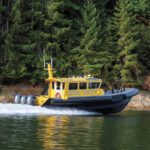 Late last year, North River Boats delivered Mamala Bay to the Hawaii Pilots Association. The new 35-foot boat represents a revised hull form created from a decade-long partnership between HPA and the Oregon-based boatyard.