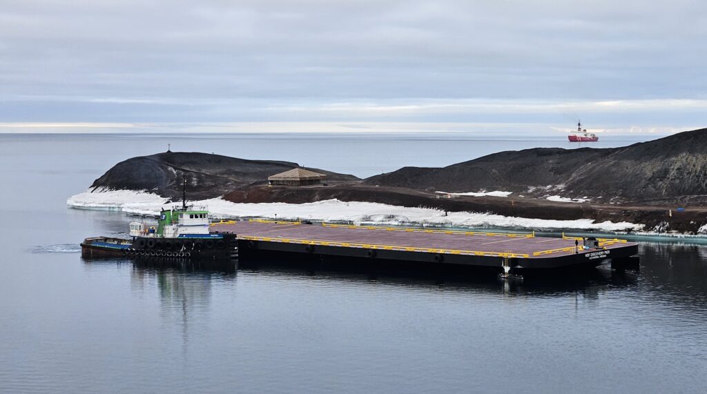 Gunderson-built docking pier arrives in Antarctica