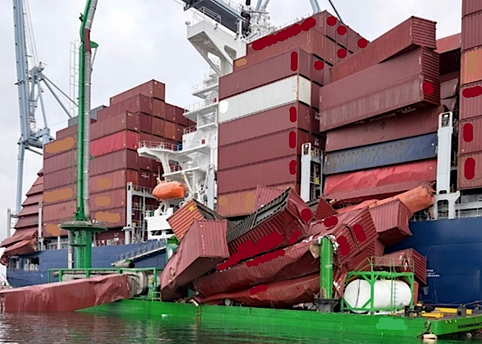 Safety alert: Container operations with vessels alongside