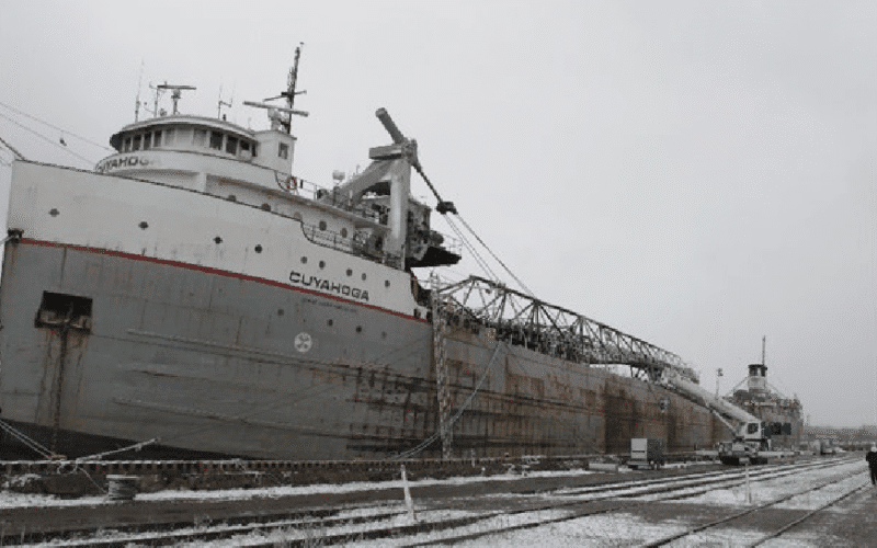 NTSB cites uncovered strainers in pier sinking of bulker Cuyahoga
