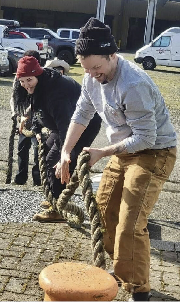 Left, Loren Smoot. “I knew I needed a real change — something that would push me beyond the routine I’d been living in. Becoming a merchant mariner was the turning point,” Smoot said.