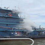 After a fire broke out in the engine room of the 71-foot towing vessel Thor in February 2025, the Wilmington (Del.) Fire Department and Delaware State Police responded.