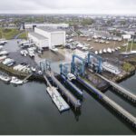 Steelpointe Shipyard in Bridgeport, Conn., has been expanded by Hornblower Group to 17 acres, adding haul-out and repair capacity as the company builds a more integrated, in-house service model for its fleet and third-party vessels along the East Coast.