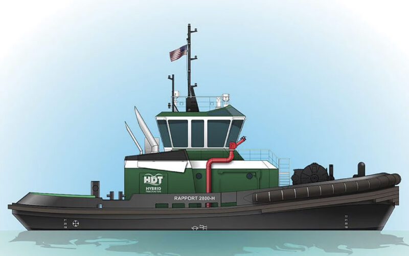 Robert Allan designs hybrid escort tug for Harbor Docking & Towing
