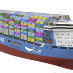 A concept rendering of a thorium-powered containership developed by Chinese state-backed designers, illustrating a molten salt reactor–driven vessel proposed as a zero-emission alternative. It’s the latest in a recurring conversation about nuclear propulsion in commercial maritime.