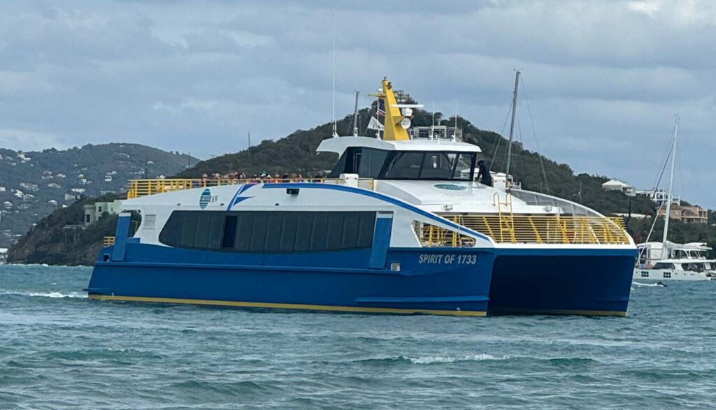 Gulf Craft delivers Incat-designed ferry to U.S. Virgin Islands