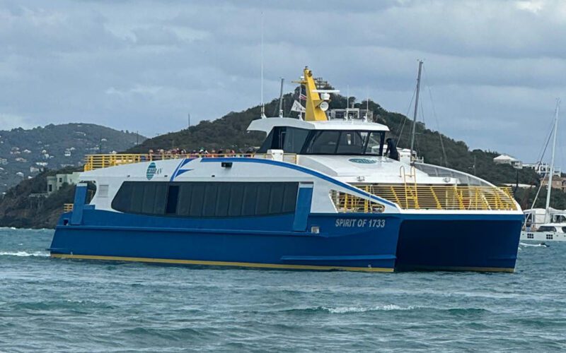 Gulf Craft delivers Incat-designed ferry to U.S. Virgin Islands