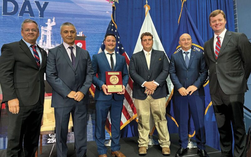 MarAd honors Stena Immaculate crew with rare Gallant Ship Award