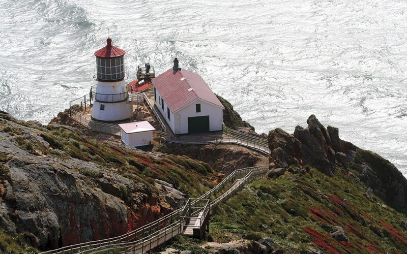 The historic Point Reyes Lighthouse is one of many visual navigation aids that provide an important layer of redundancy as GPS spoofing becomes more common.