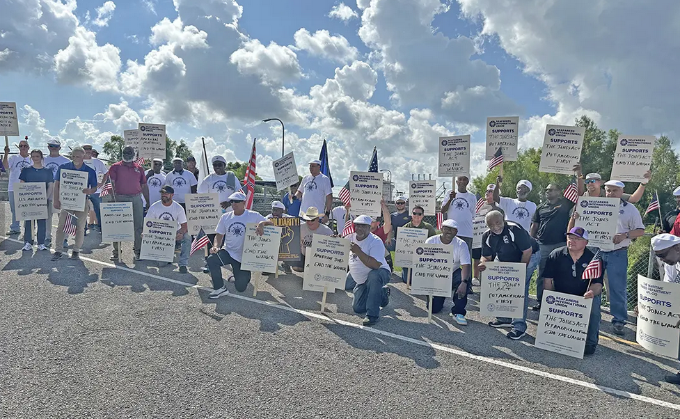 Union protests Chinese ship sailing under Jones Act waiver