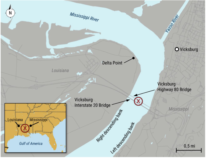 Usual suspects: High water, fast current in Vicksburg bridge strike