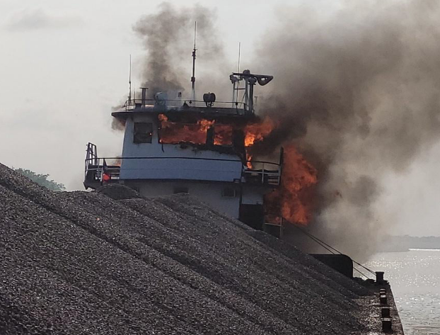 NTSB cites unknown electrical source in Texas towboat fire
