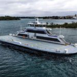 Falcon is the fifth vessel in the Fisher Island Community Association’s ferry fleet, providing 24-hour passenger and vehicle service between the island community and mainland Miami.