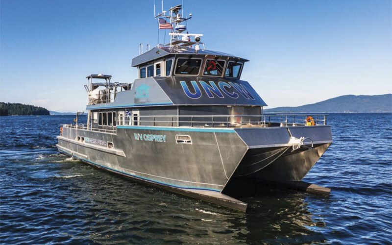 New research catamaran joins UNC Wilmington fleet