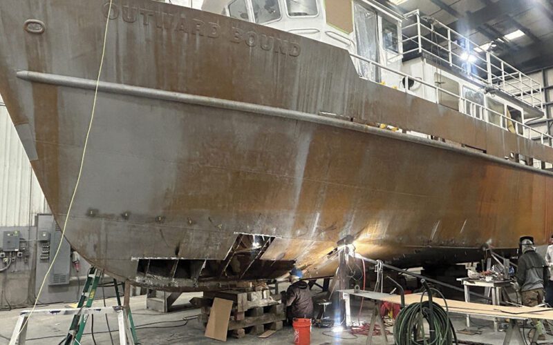 Gladding-Hearn redelivers refitted Boston Harbor ferry